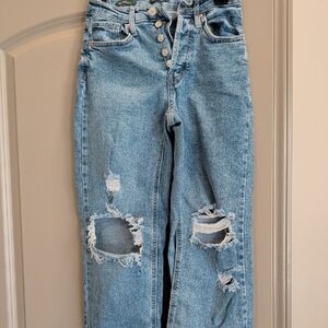 Wild Fable Light Blue Distressed Boyfriend Jeans